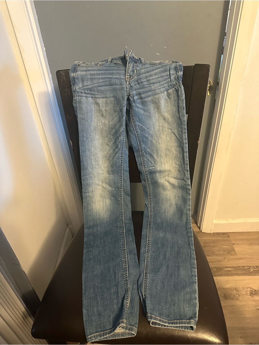 Women’s Blue Faded Bootcut Jeans 23